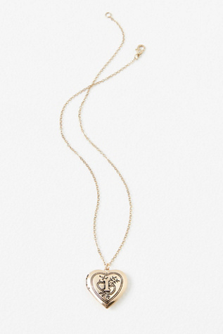 Monogram Necklace at Free People in I