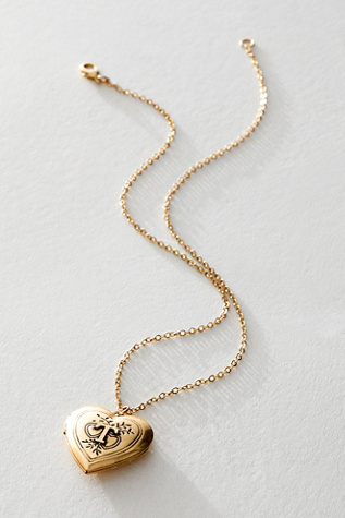 Monogram Necklace at Free People in T