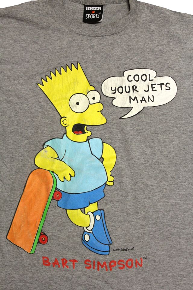 Vintage 1990's Bart Simpson T-Shirt Selected By Afterlife Boutique