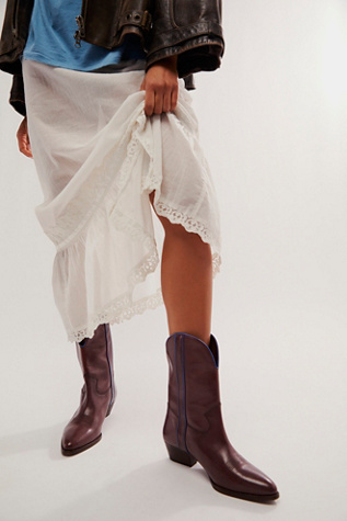 Borderline Western Boots by FP Collection at Free People in Coconut Shell, Size: EU 39