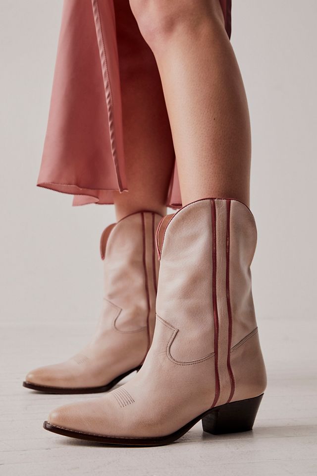 Free people hot sale red boots