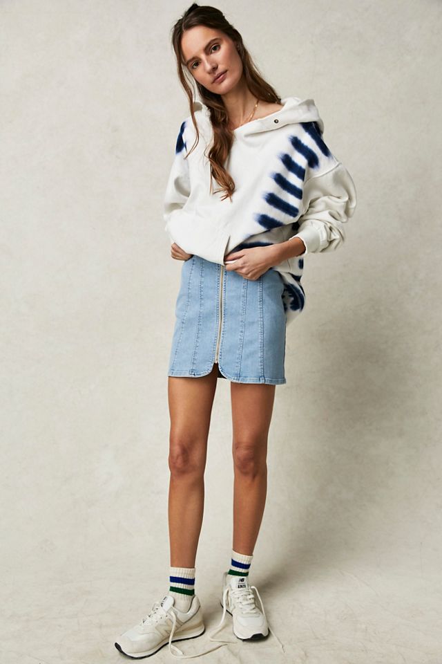 We The Free Layla Denim Mini Skirt