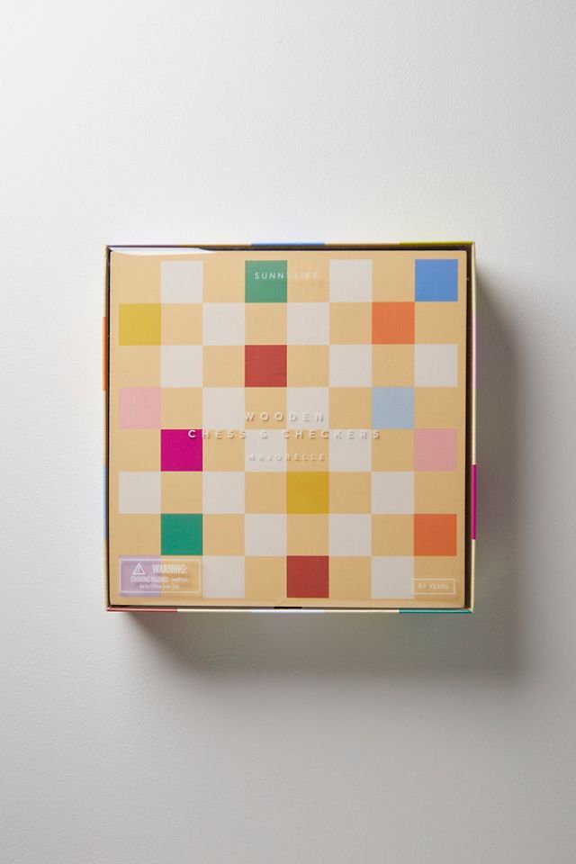 Wooden Chess And Checkers #2