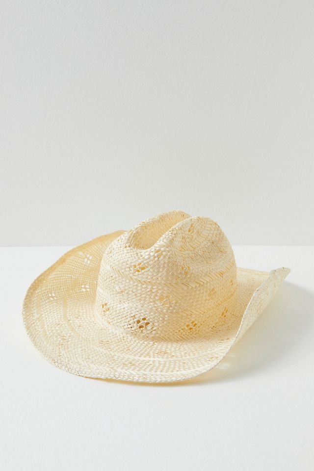 Desert Rose Straw Cowboy Hat #2