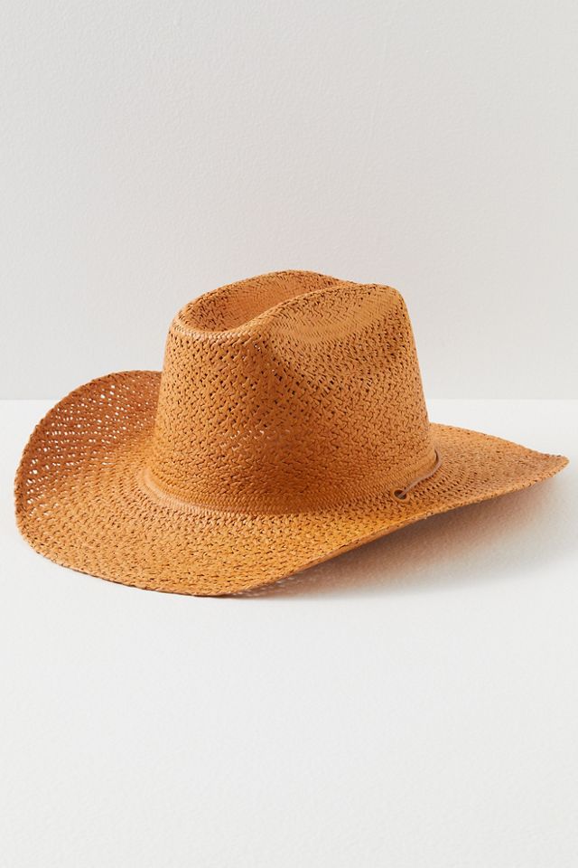 Free People Outlaw Straw Cowboy Hat M Outlaw Straw Cowboy Hat | Free People main image 4