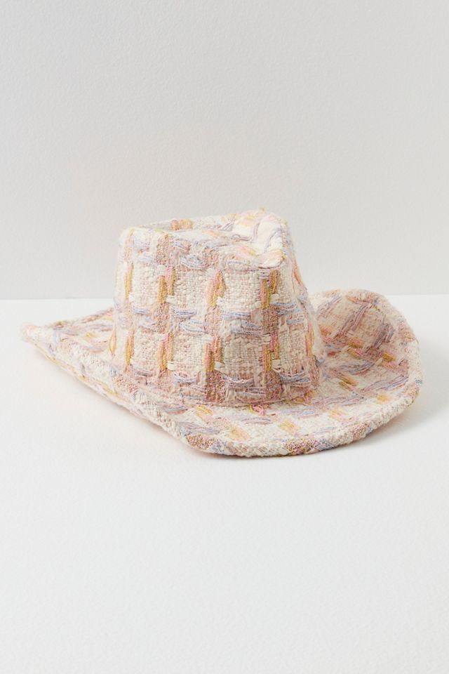 Tweed Cowboy Hat | Free People display picture 1