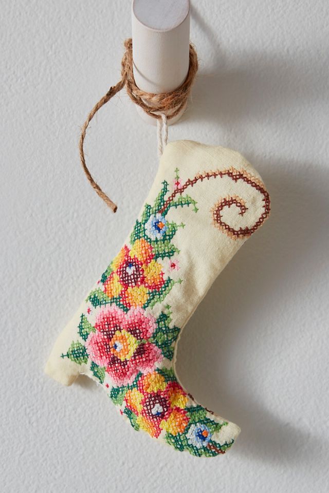 Cowboy Boot Ornament #1