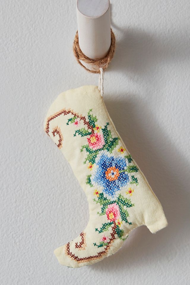 Cowboy Boot Ornament #2