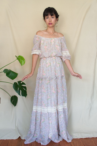 【Ameri vintage】BALLOON SHOULDER DRESS セール】BALLOON SHOULDER DRESS（ワンピース）｜Ameri（アメリ