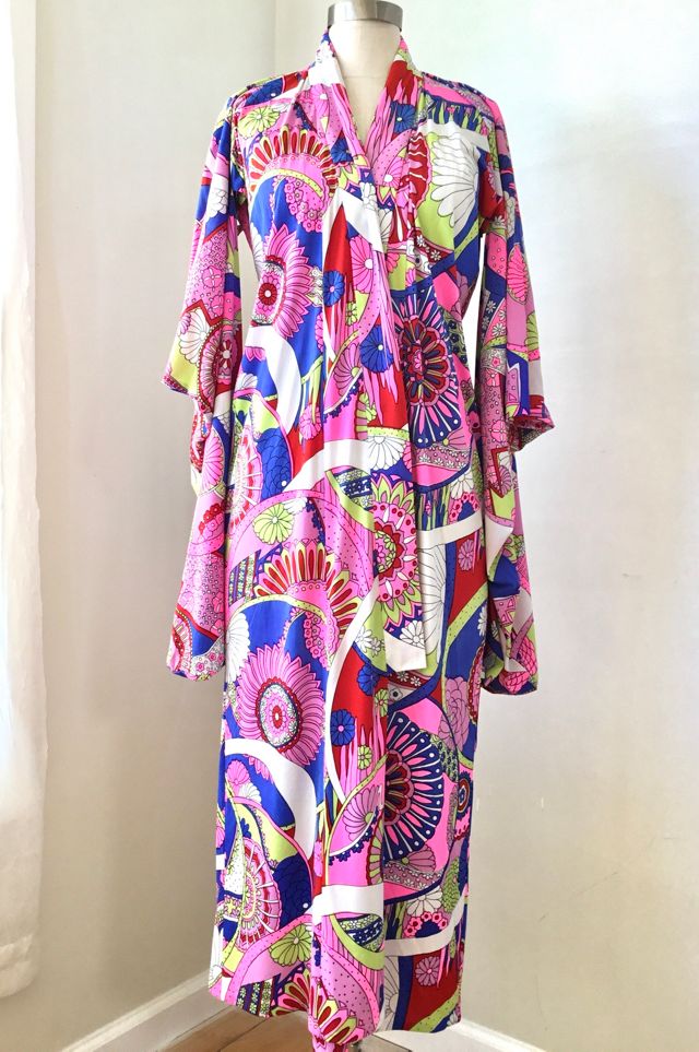 Vintage 1970s Psychedelic Kimono Selected by Souls of California | Free ...