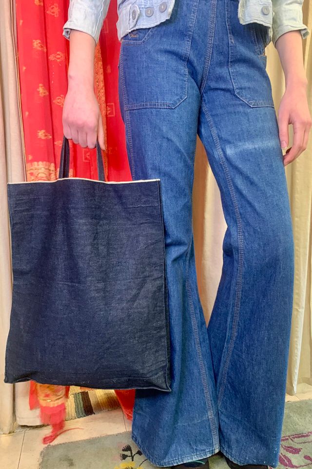 Denim Tote Bag - Denim blue/washed - Ladies