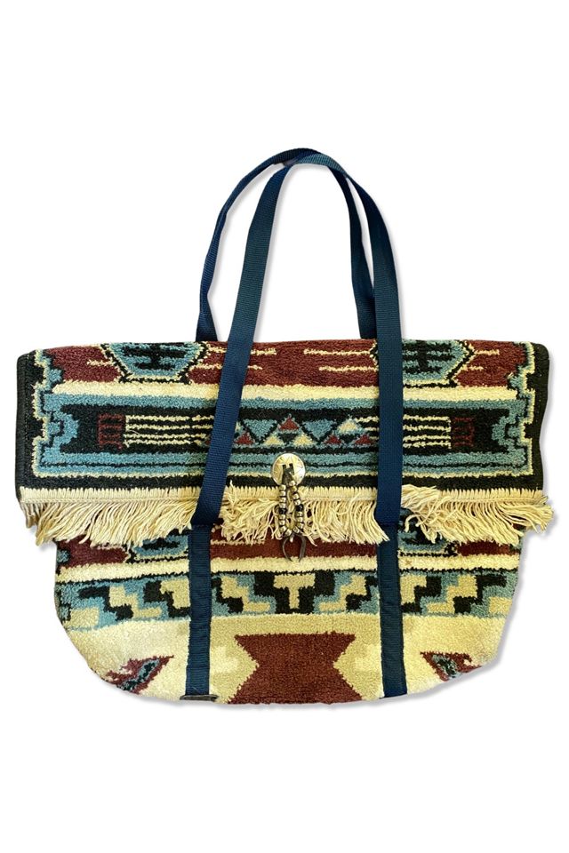 1970s Carpet Overnight Bag Selected By Ritual Vintage #2
