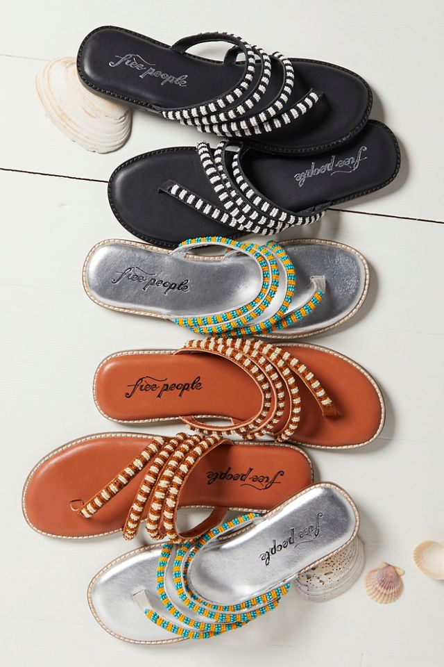 Bead sandals sale without sole