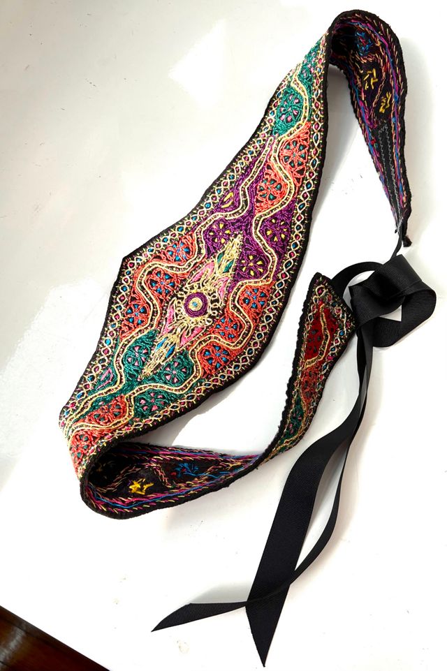 Vintage Embroidered Belt Selected by Anna Corinna #1