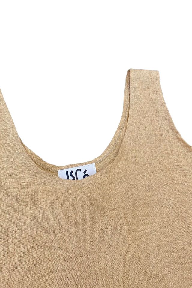 1990s Vintage Linen Tank Top  Selected by BusyLady Baca & The Goods #1