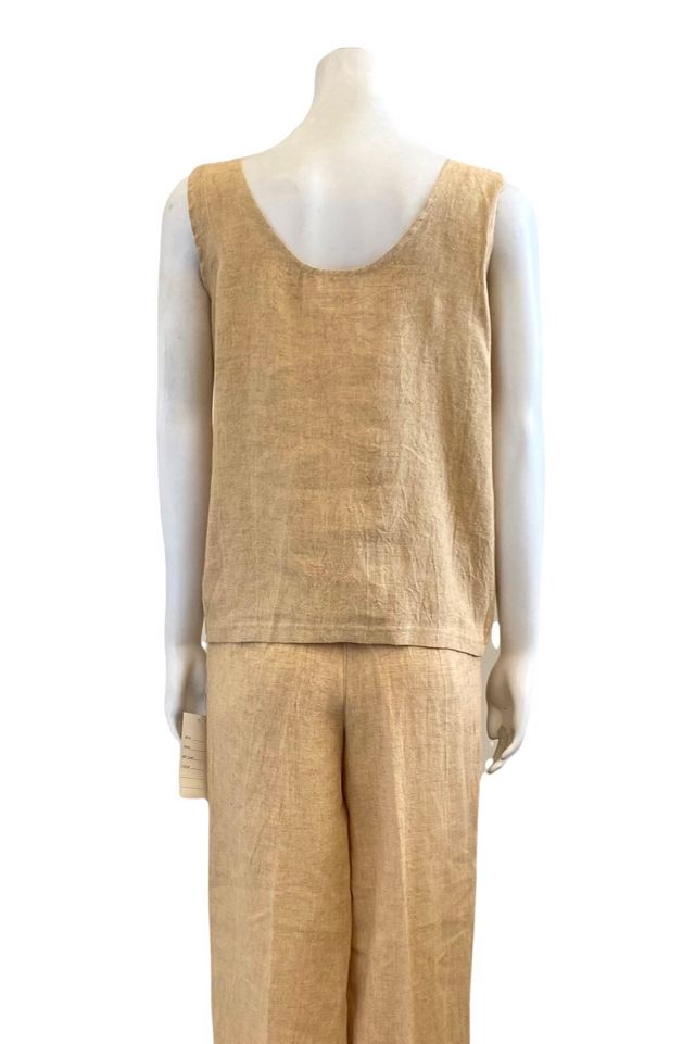 1990s Vintage Linen Tank Top  Selected by BusyLady Baca & The Goods #3