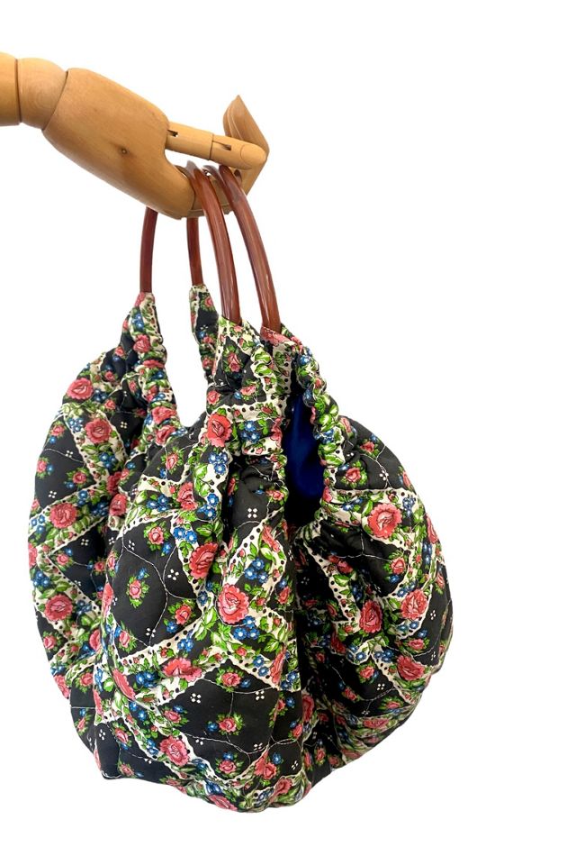 1970s Vintage Quilted Floral Hand Bag Selected by BusyLady Baca & The Goods #2