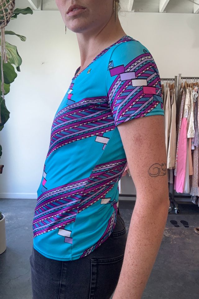 Vintage Oleg Cassini Patterned Tee Selected by The Curatorial Dept. #1