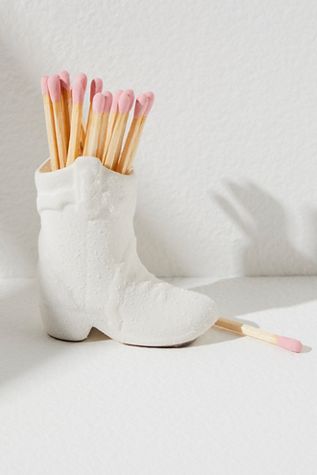 Porte-allumettes en forme de botte de cowboy Paddywax