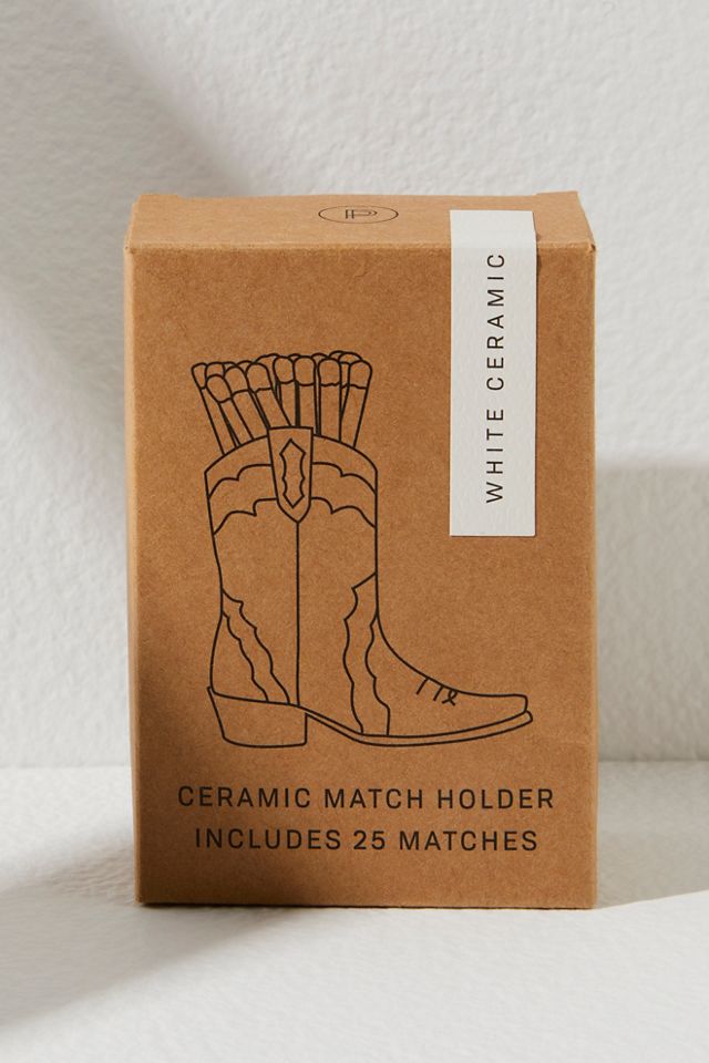 Paddywax Cowboy Boot Vintage Match Holder - Terracotta