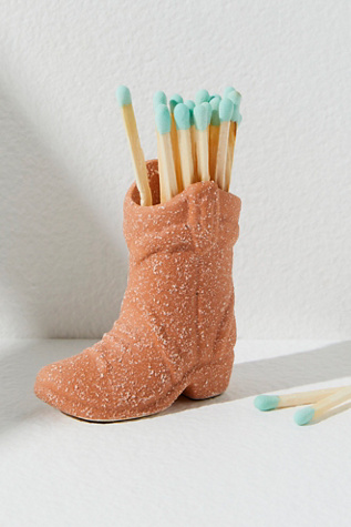 Paddywax Cowboy Boot Matches at Free People in Orange