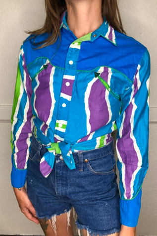 1950's One of a Kind Western Shirt Selected by Cherry