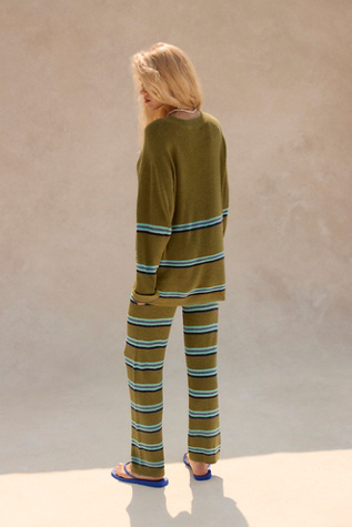 Женские комплекты free-est Mariner Sweater Set, цвет: Армейский зелёный комбинированный — фото 2