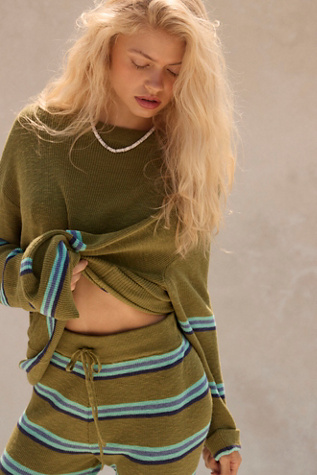 Женские комплекты free-est Mariner Sweater Set, цвет: Армейский зелёный комбинированный — фото 4