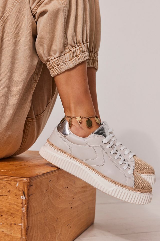 Leather on sale espadrille sneakers