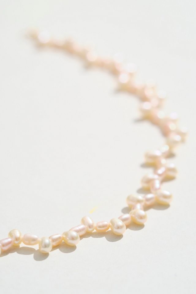 Babyanything Dream Drop Pink Pearl Necklace