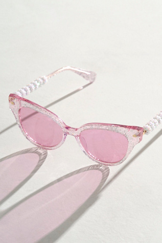 Lele Sadoughi Glitter Cateye Chelsea Sunglasses $_57.PNG?set_id=880000500F main image 3