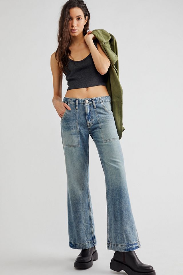 Care FP Golden Valley Mid-Rise Jeans | Free People