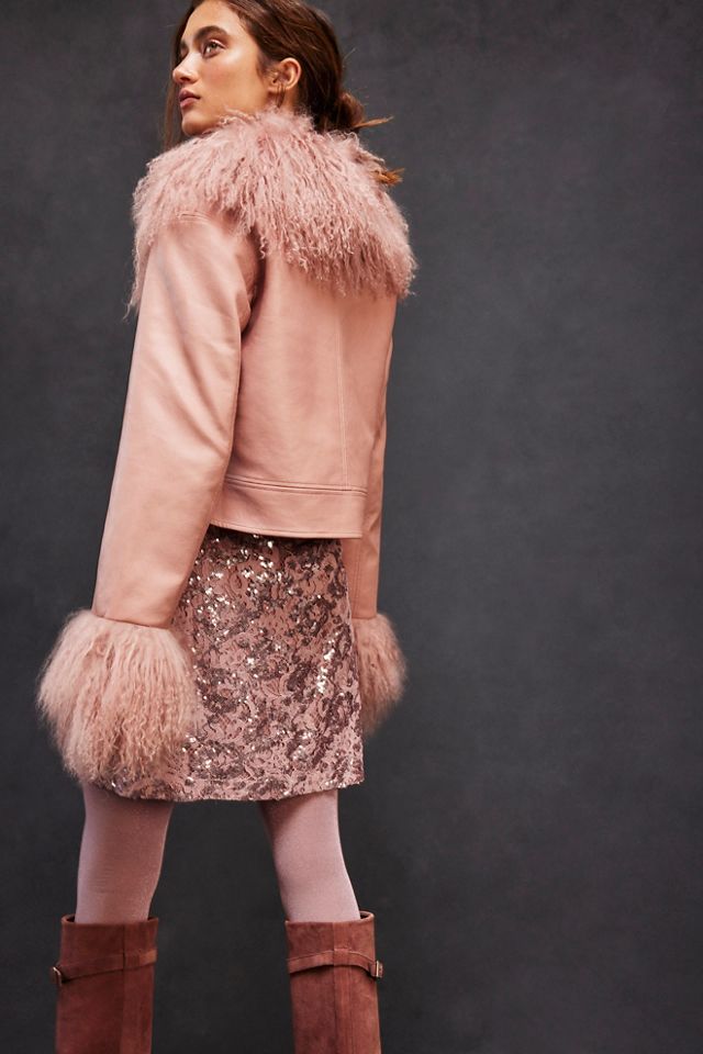 Veste en similicuir courte Penny Charlotte Simone #1