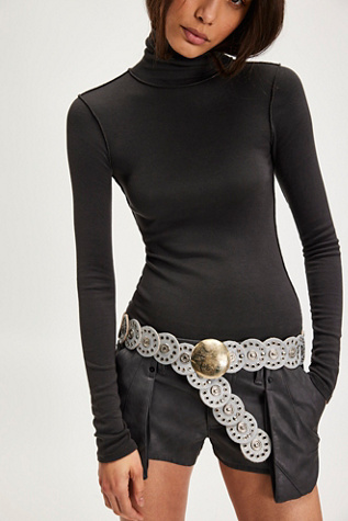 Follow Your Arrow Belt at Free People in Stone, Size: S/M