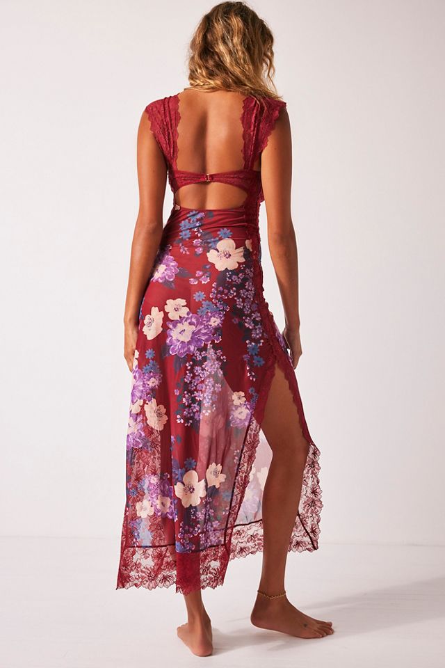 Suddenly Fine Maxi Slip Dress by FREE PEOPLE