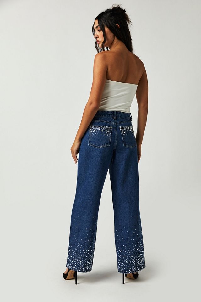 Jean Ziggy à strass Milk It #1