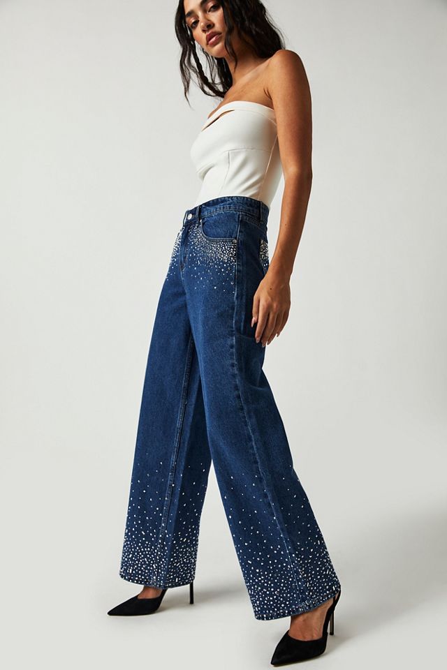Jean Ziggy à strass Milk It #2