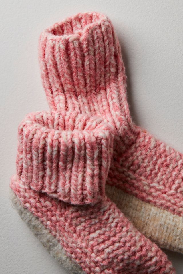Lemon Chunky Slipper Socks #1