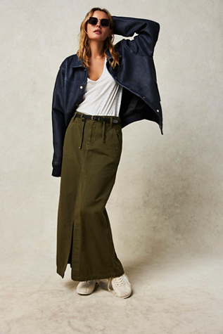 Chino Maxi Skirt product page