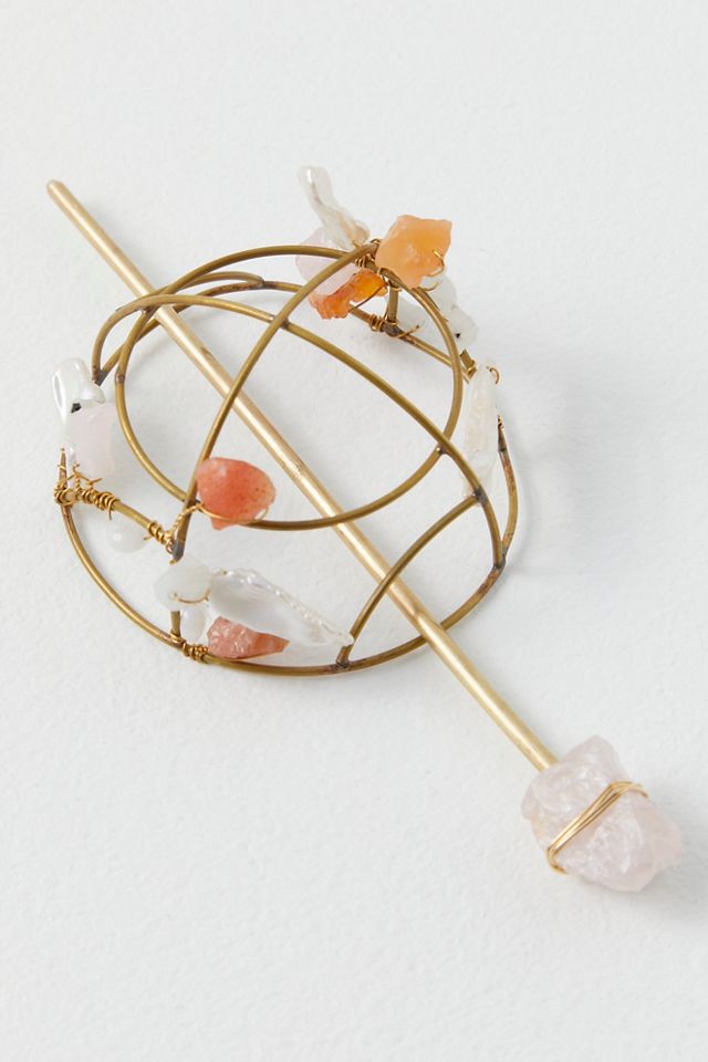New?free People-Ariana Ost Whitney Pearl Bun Cage Shop the Best Part Body Chain Now! main image 4