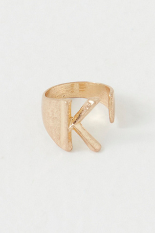 Name On Your Heart Ring at Free People in K