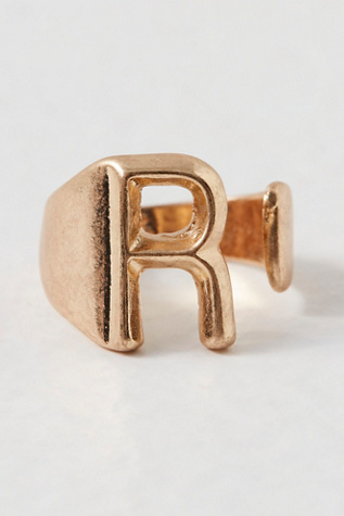 Name On Your Heart Ring at Free People in R