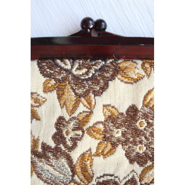 Vintage Golden Floral Evening Chain Handbag Selected By Moons + Junes Vintage #3