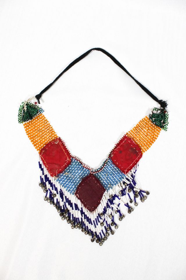 The Heart Patch Beaded Vintage Bib Necklace Selected By Moons + Junes Vintage #3