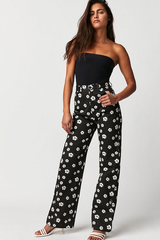 Pantalon Rolla's Folk Heidi à fleurs #2