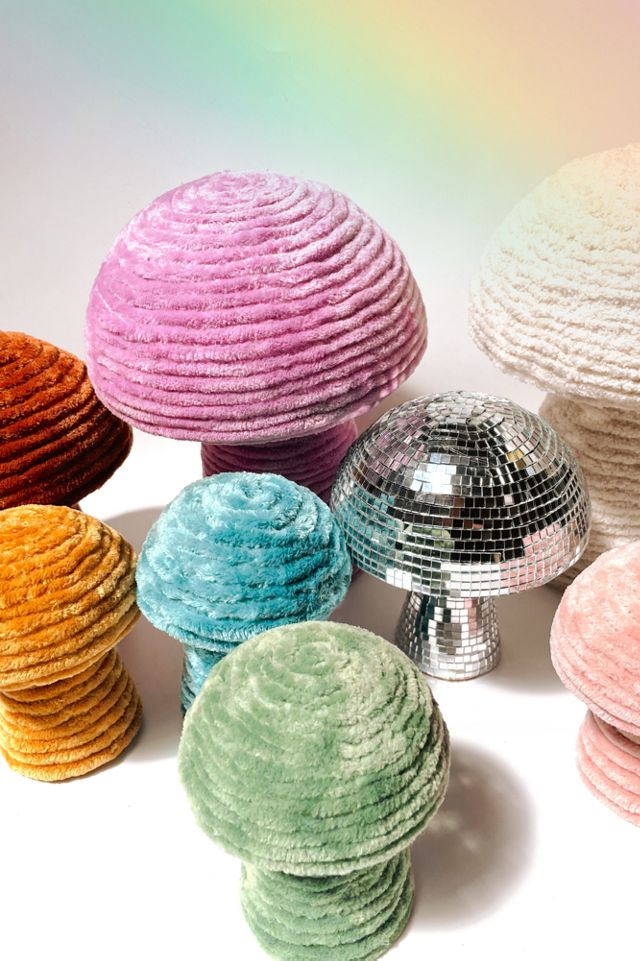 Golden Hour Designs Velvet Mushroom Home Decor #1