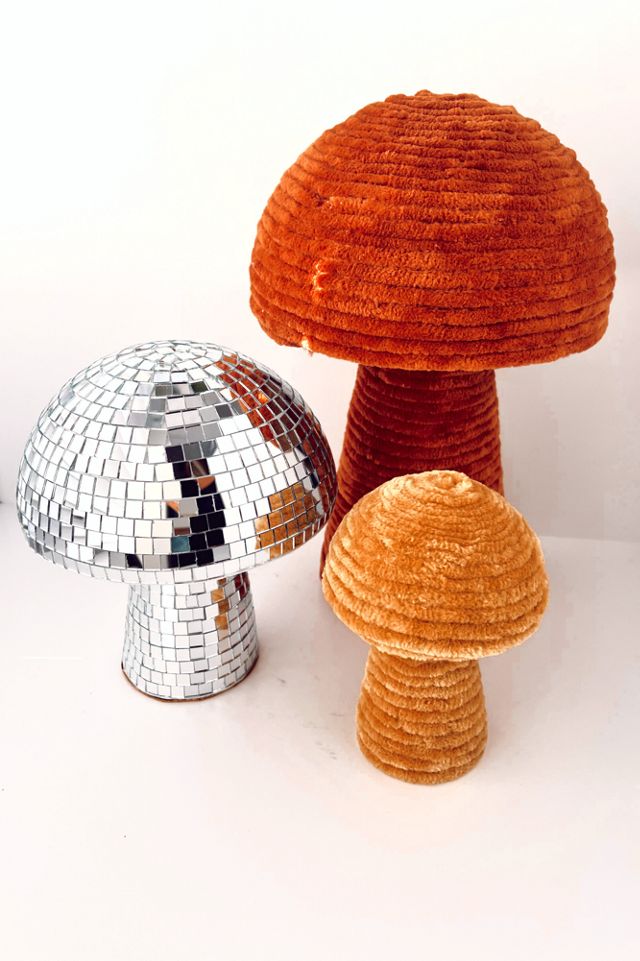 Golden Hour Designs Velvet Mushroom Home Decor #2