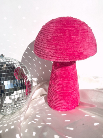 Golden Hour Designs Velvet Mushroom Home Decor