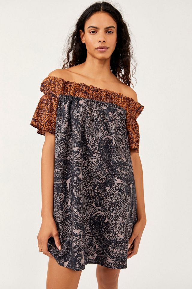 Free people outlet animal print dress