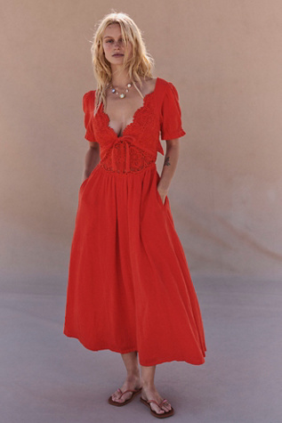 All You Need Is Lace Midi Dress